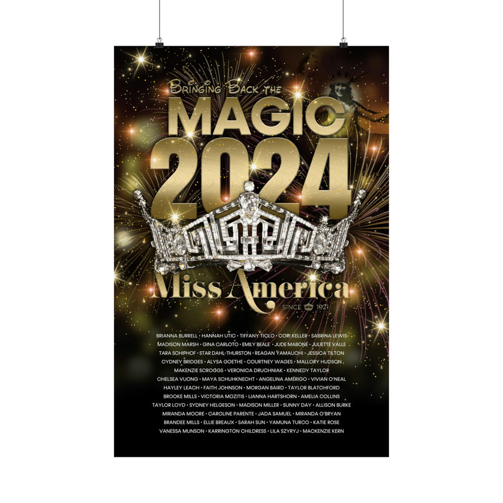 Miss America 2023 Class Roster Poster