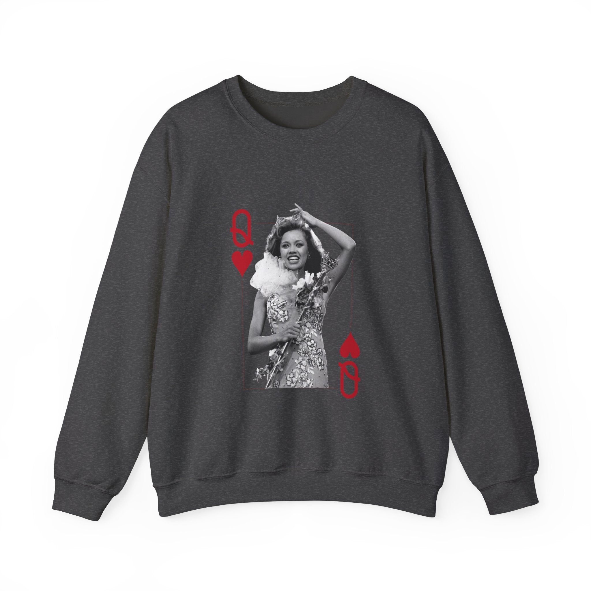 Queen of Hearts Crewneck Sweatshirt Miss America