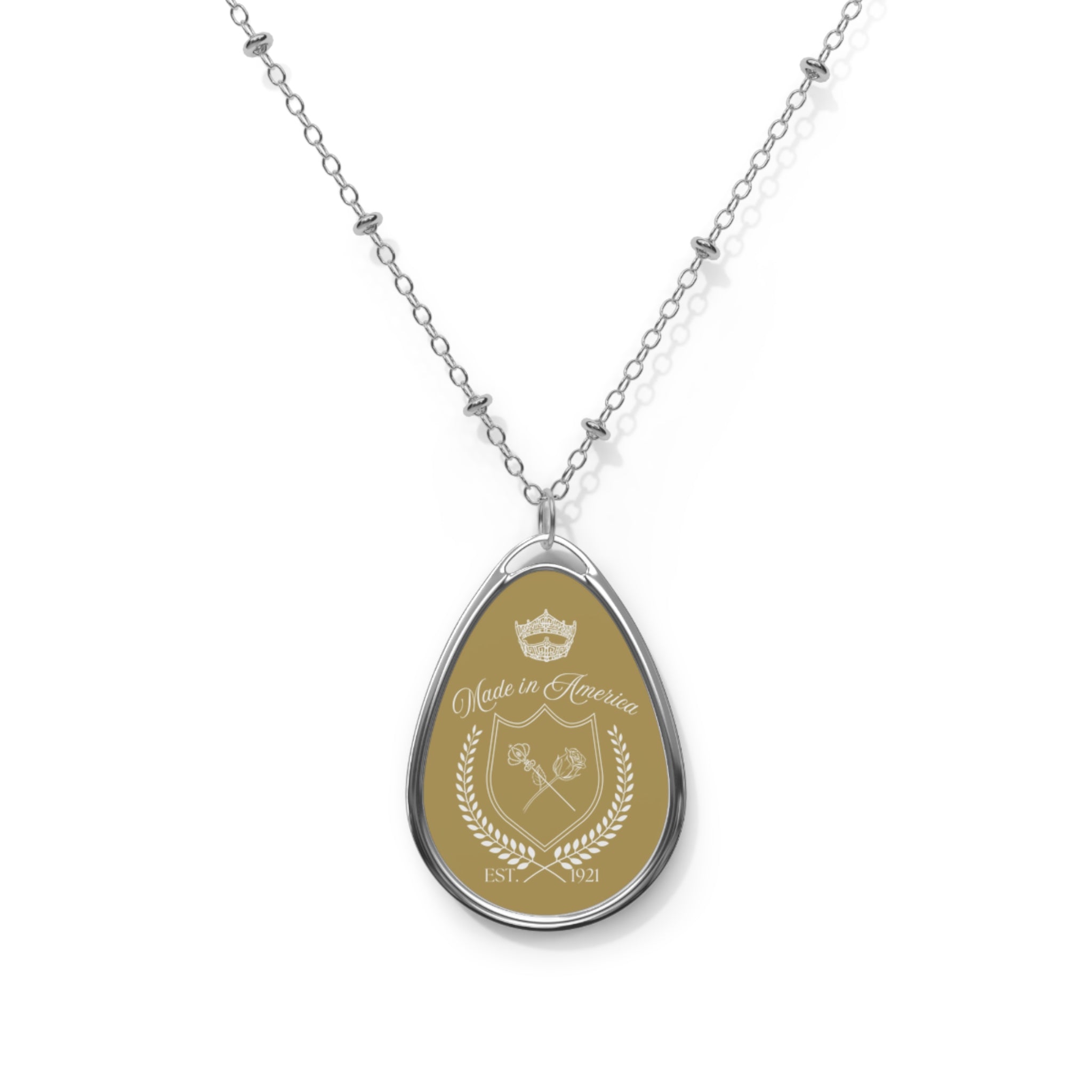 Oval Necklace (Gold)