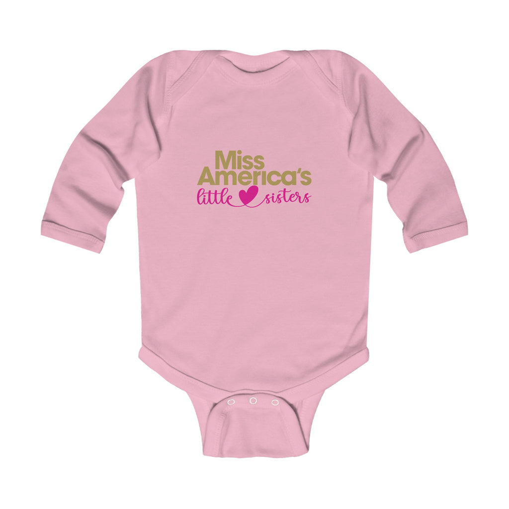 Miss America's Little Sisters Infant Long Sleeve Bodysuit