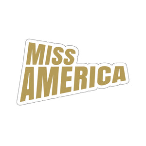 Vintage Miss America Kiss-Cut Stickers