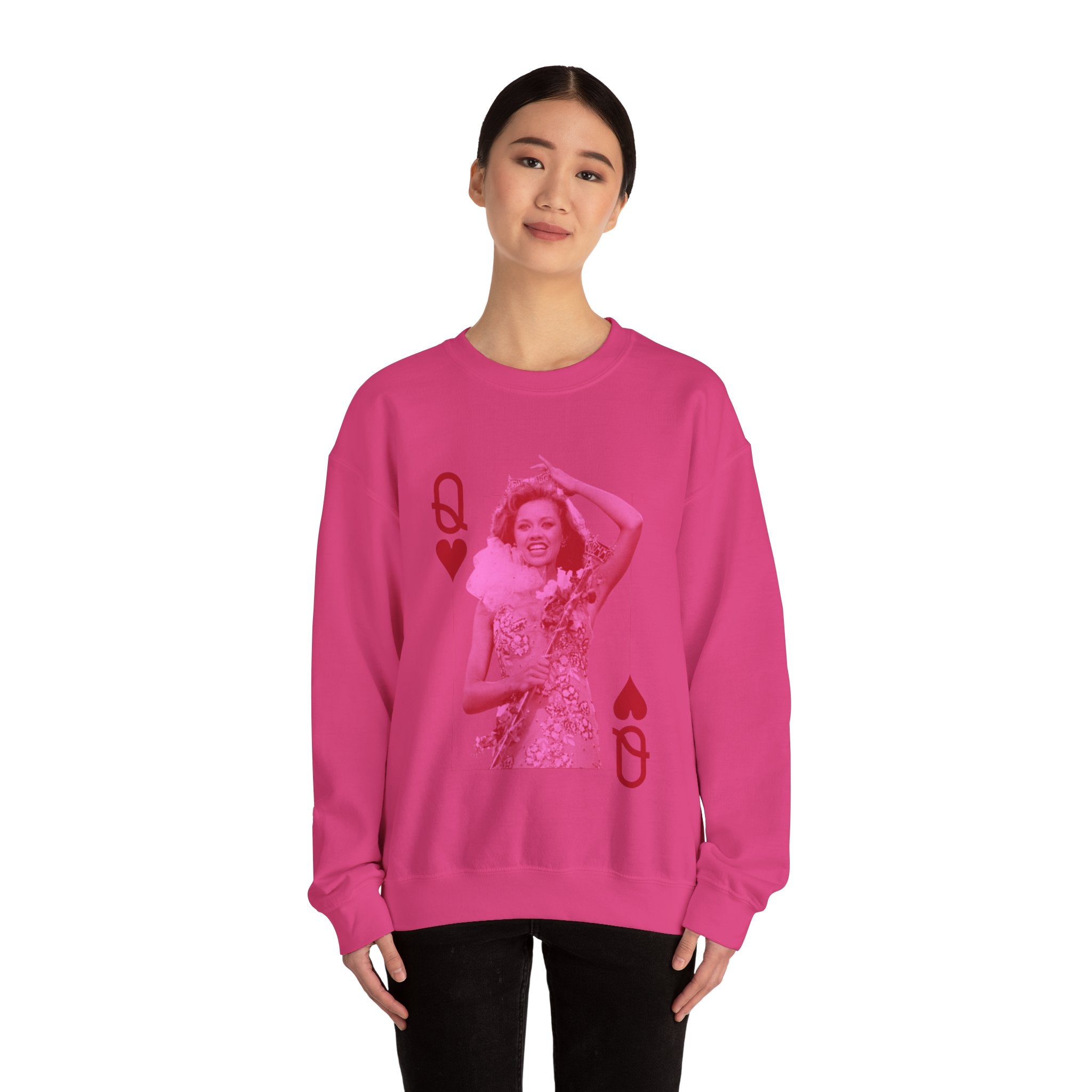 Queen of Hearts Crewneck Sweatshirt