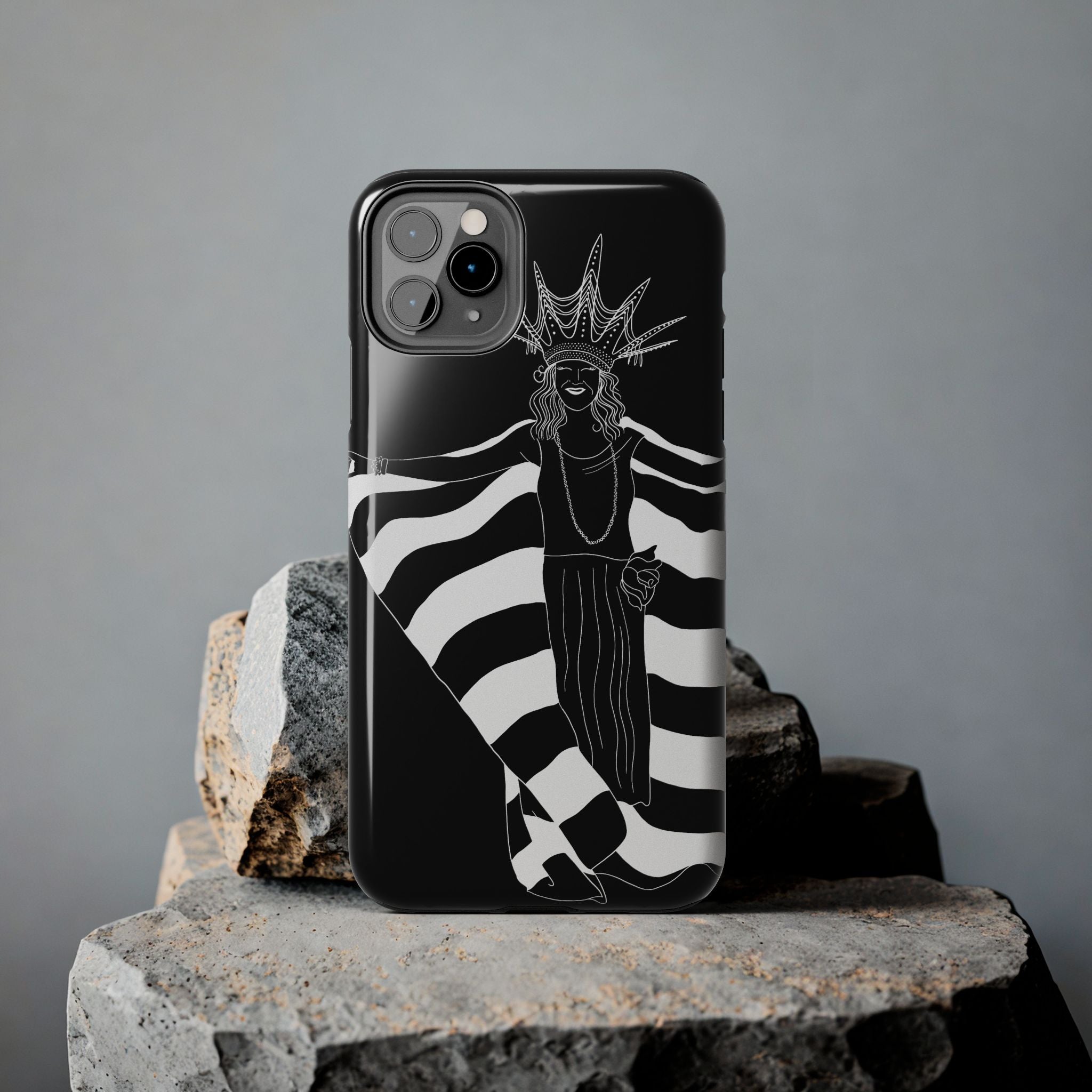 American Icon Black Phone Case