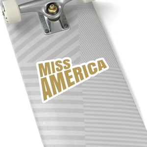 Vintage Miss America Kiss-Cut Stickers