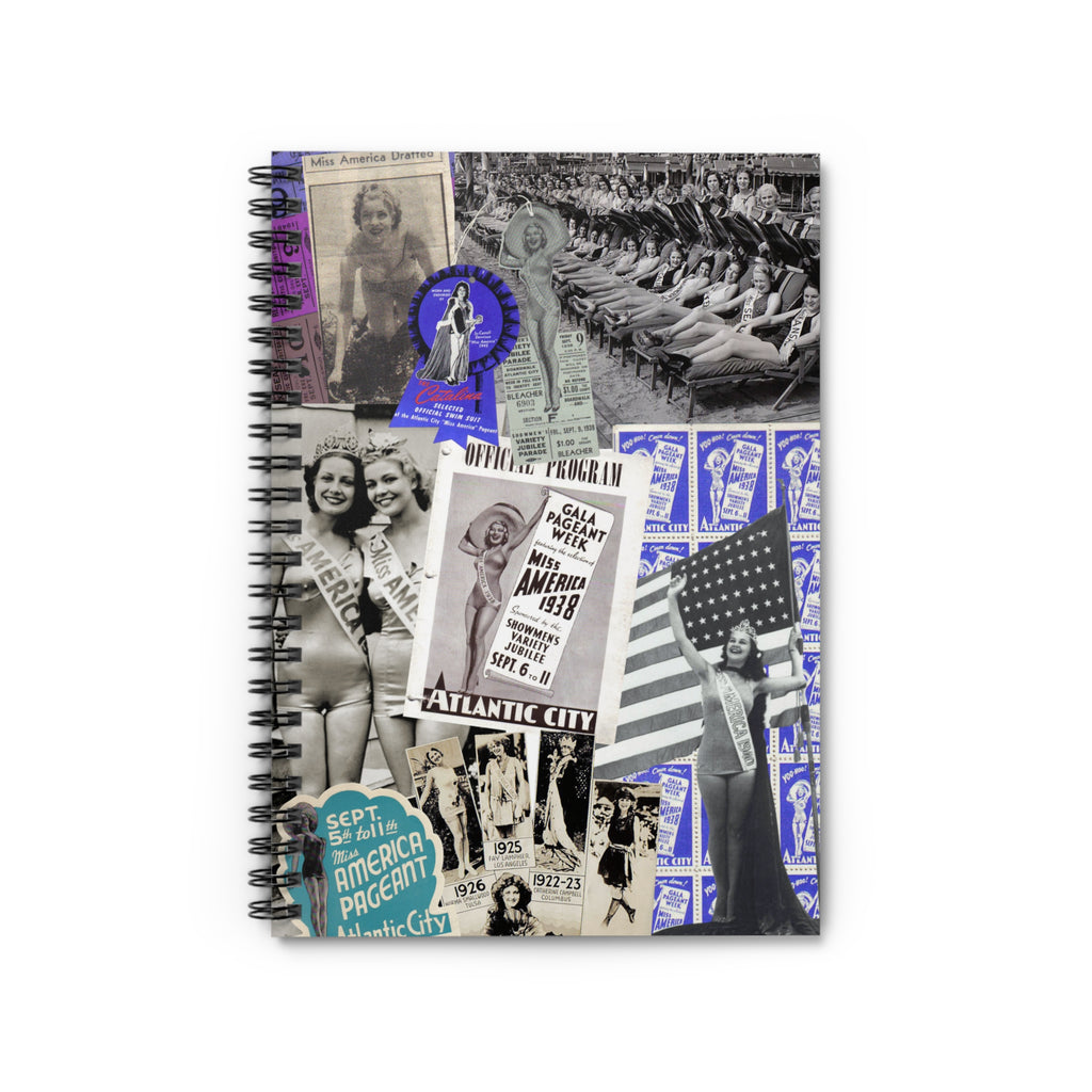 Miss America Collage Spiral Notebook
